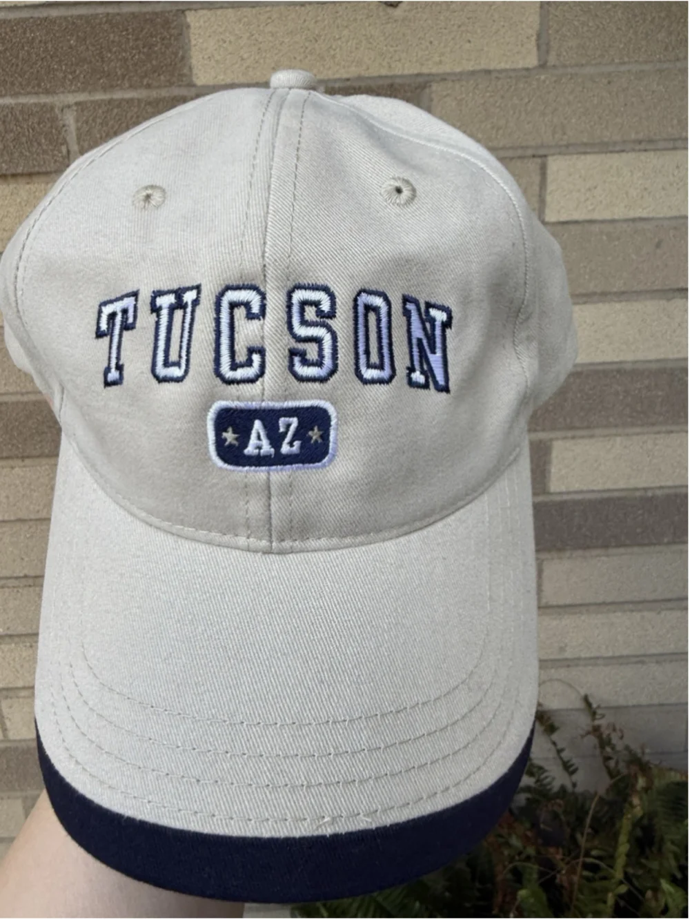 Vintage Tucson Arizona Baseball Cap Hat Lid Embroidered Cotton